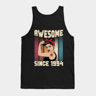 Awesome since 1994,28th Birthday Gift women 28 years old Birthday Tank Top